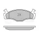 Колодки гальмівні (передні) VW Golf/Jetta 83-91 (137.9x15.3x49)