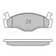 Колодки гальмівні (передні) Seat Cordoba/Ibiza II/VW Golf/Jetta II /Passat/Polo 1.3-2.2 0. 76-99