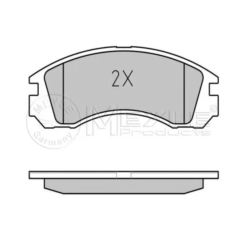 Колодки гальмівні (передні) Mitsubishi Outlander/Lancer/Pajero 90-
