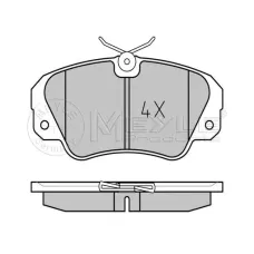 Колодки гальмівні (передні) Opel Omega A/B/Senator B 2.0-3.2 V6 87-03