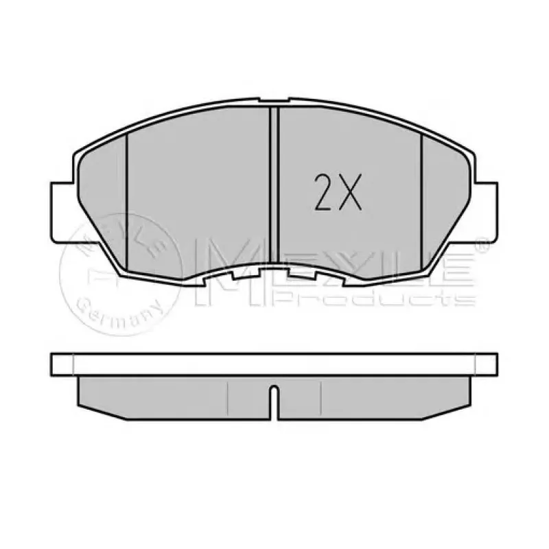 Колодки гальмівні (передні) Honda Accord lV 89-94 (Akebono)