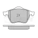 Колодки гальмівні (передні) Audi A4/VW Passat 1.6-2.8 95-01
