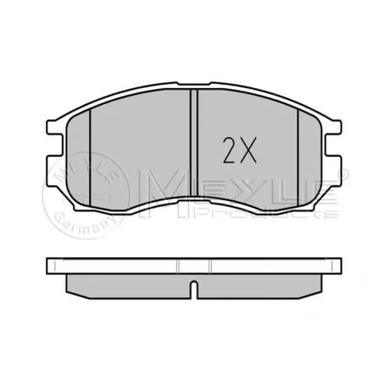 Колодки гальмівні (передні) Mitsubishi Colt 90-96/Galant/Lancer 88-04/Space Wagon 91-98