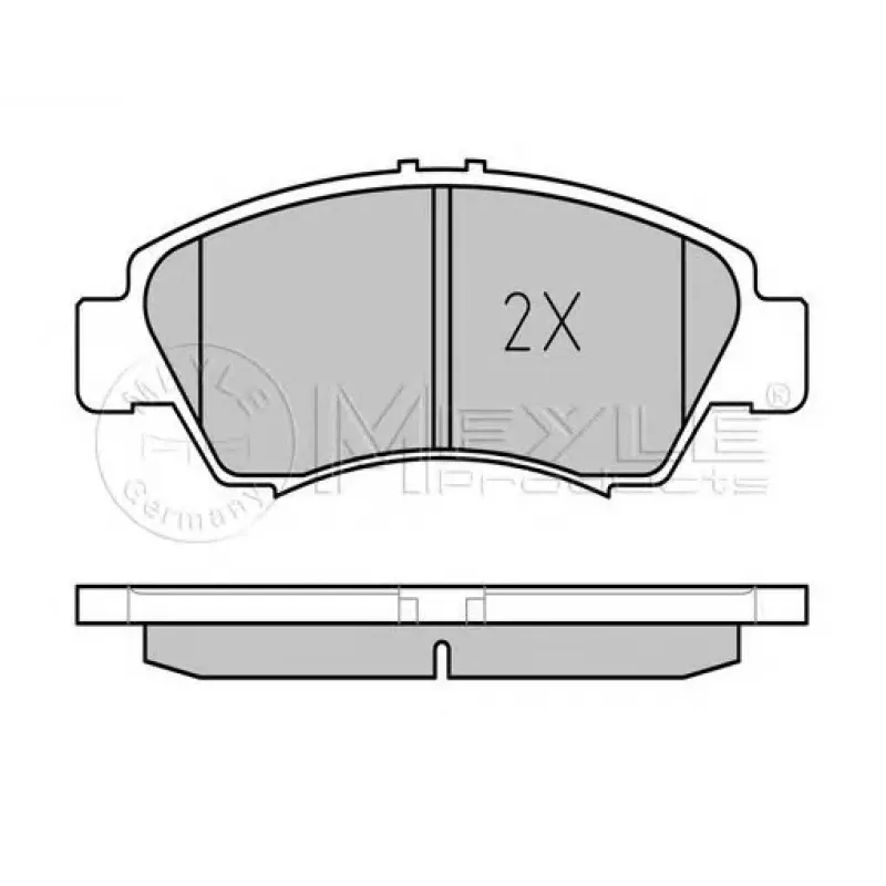 Колодки гальмівні (передні) Honda Civic 91-01