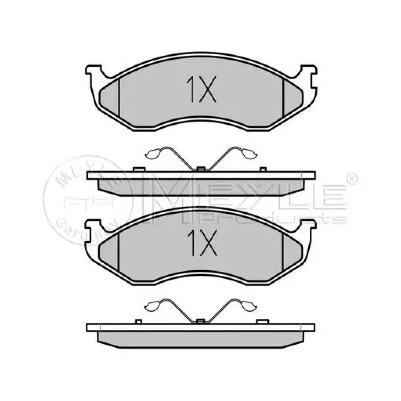 Колодки гальмівні (передні) Jeep Cherokee 88-01
