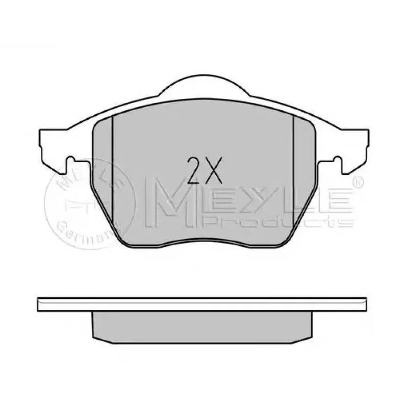 Колодки гальмівні (передні) Seat Alhambra/VW Sharan 1.8-1.9 TDI 95-10