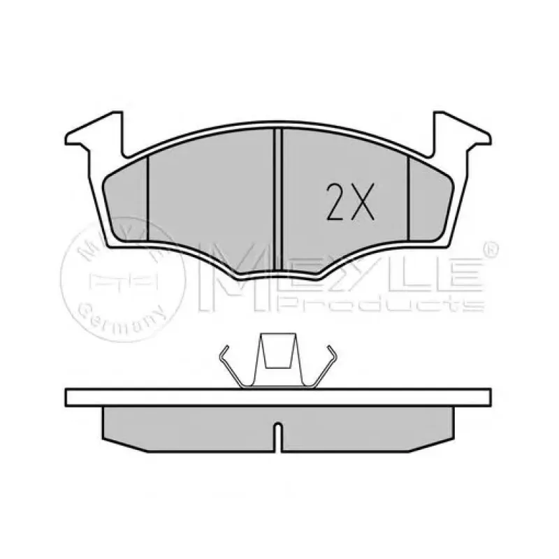 Колодки гальмівні (передні) Seat Cordoba/Ibiza II 93-02/VW Golf III 91-99/Polo 95-02