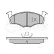 Колодки гальмівні (передні) Seat Cordoba/Ibiza II 93-02/VW Golf III 91-99/Polo 95-02