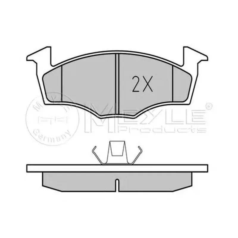 Колодки гальмівні (передні) Seat Cordoba/Ibiza/Toledo 93-02/VW Golf III/Polo 91-02