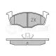 Колодки гальмівні (передні) Seat Cordoba/Ibiza/Toledo 93-02/VW Golf III/Polo 91-02