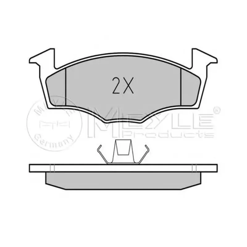 Колодки гальмівні (передні) Skoda Fabia/VW Polo 1.0-2.0 00-14 (з датчиком)