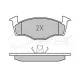 Колодки гальмівні (передні) Skoda Fabia/VW Polo 1.0-2.0 00-14 (з датчиком)