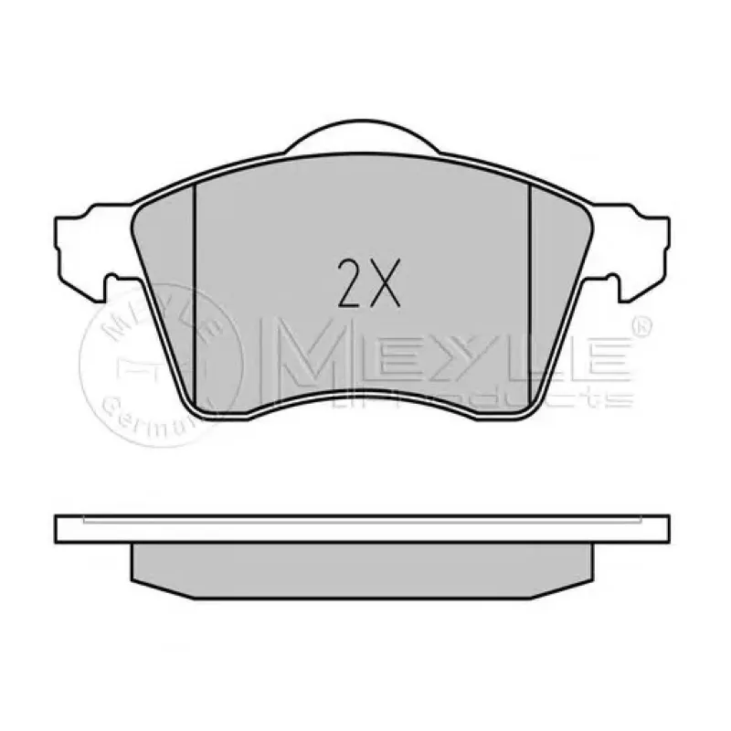 Колодки гальмівні (передні) VW T4 90-03 R15 (без датчиків)