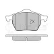 Колодки гальмівні (передні) Audi A3/VW Golf IV -03 (без датчика)