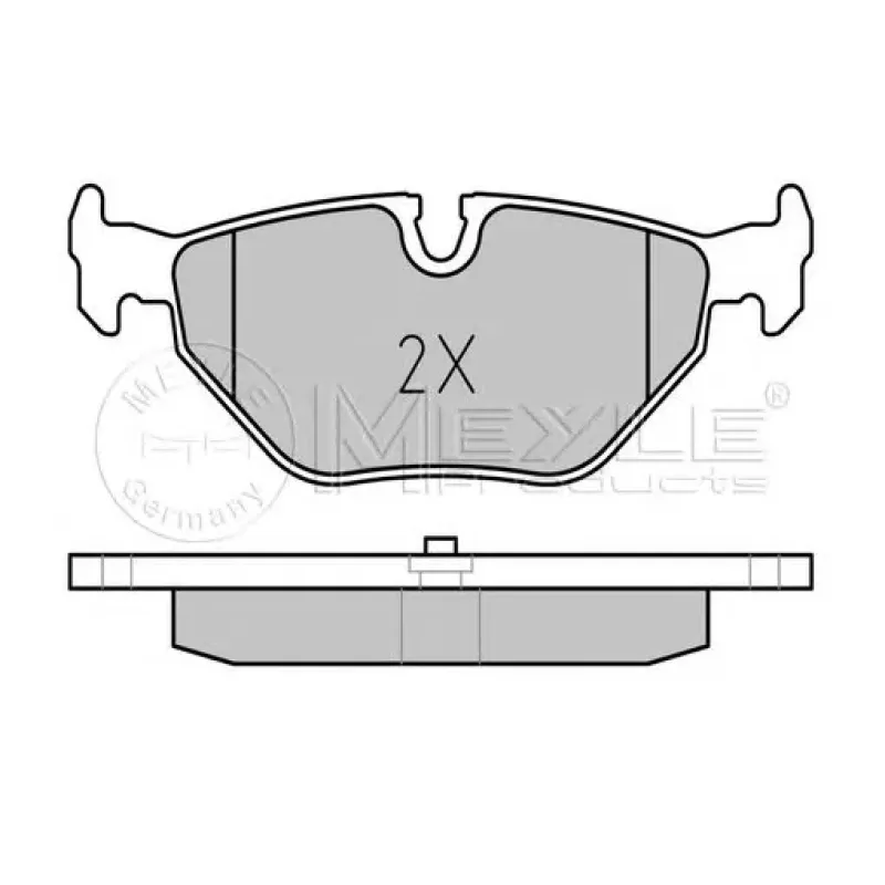 Колодки гальмівні (задні) BMW 3 (E36/E46) 90-05 (Ate)