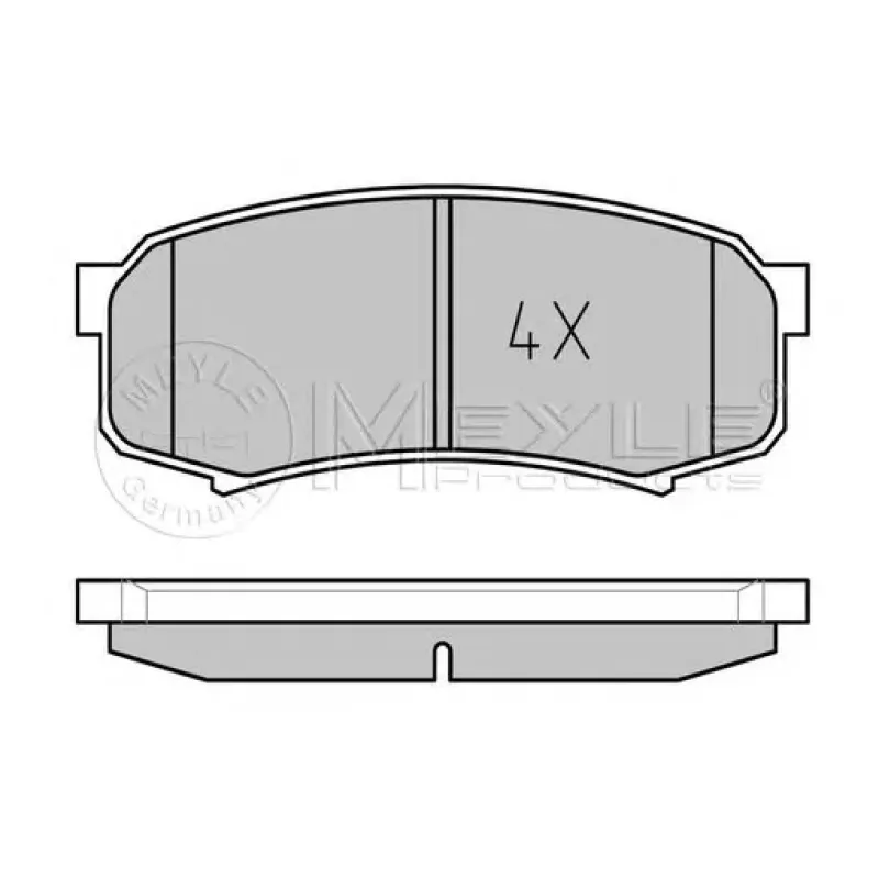 Колодки гальмівні (задні) Toyota Land Cruiser 02-