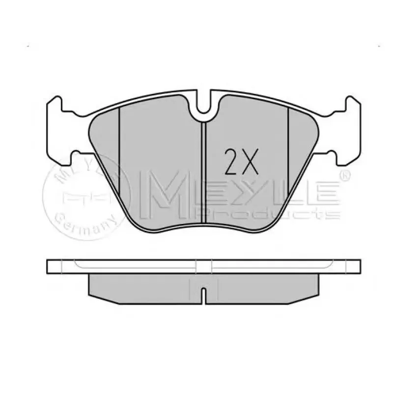 Колодки гальмівні (передні) BMW 5 (E39) 95-04 PD (Ate)