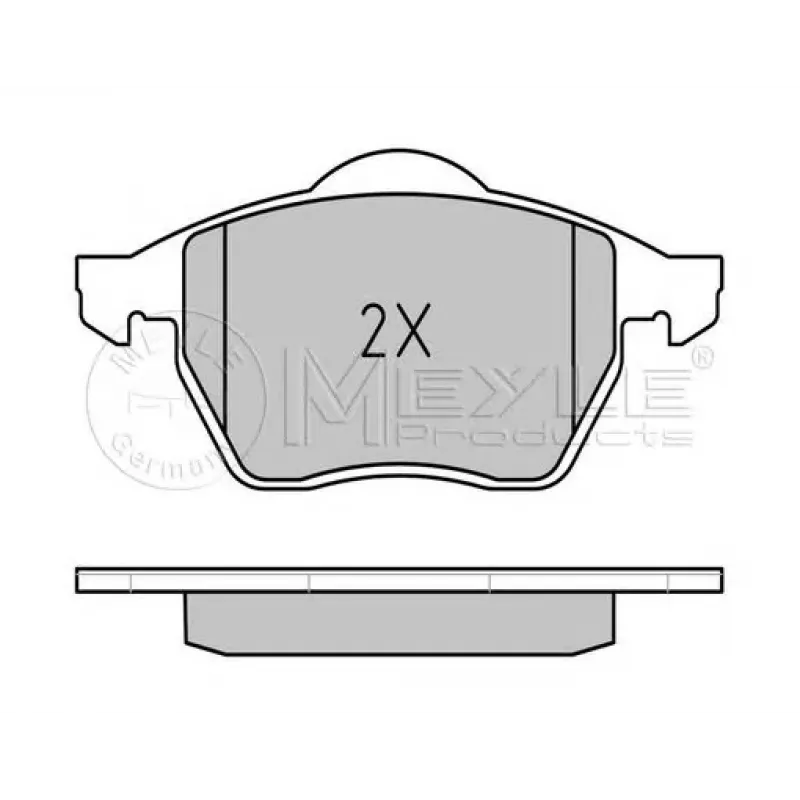 Колодки гальмівні (передні) Audi A4/A6/VW Passat 95-