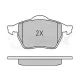 Колодки гальмівні (передні) Audi A4/A6/VW Passat 95-