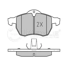 Колодки гальмівні (передні) Opel Astra G 98-09 (Ate)