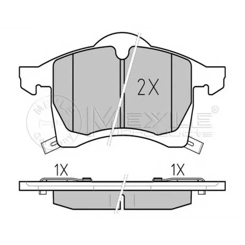 Колодки гальмівні (передні) Opel Astra G 98-09 (Ate)