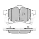 Колодки гальмівні (передні) Opel Astra G 98-09 (Ate)