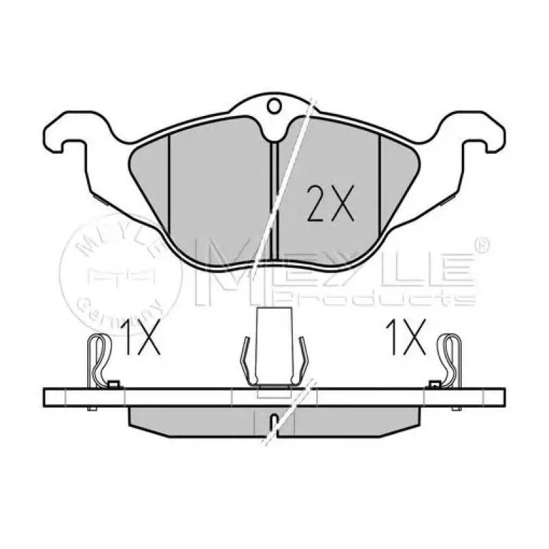 Колодки гальмівні (передні) Opel Astra G/Zafira A