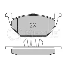 Колодки гальмівні (передні) VW Caddy 03-