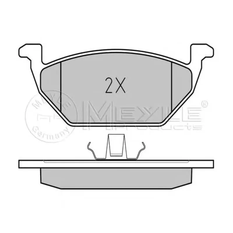 Колодки гальмівні (передні) VW Caddy 04- (з датчиком) Platinum