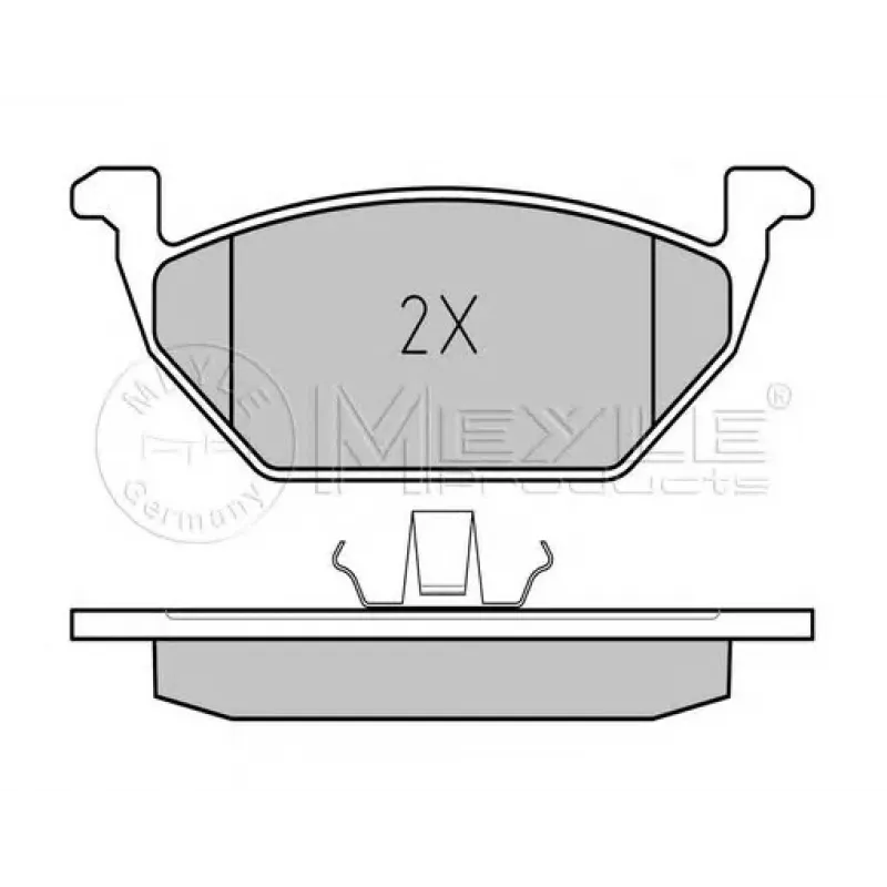 Колодки гальмівні (передні) VW Caddy 03- (з датчиком)