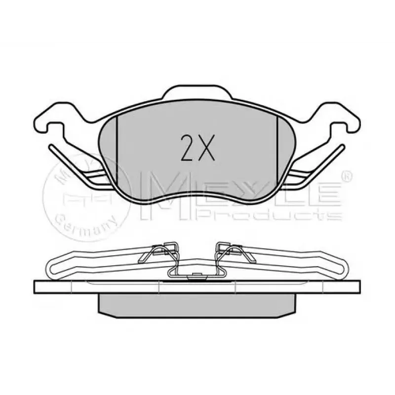 Колодки гальмівні (передні) Ford Focus 98-05