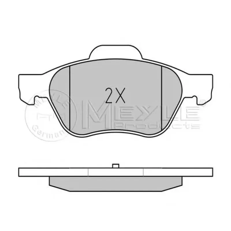 Колодки гальмівні (передні) Renault Laguna II/III 01-15/Megane II 03- (Ate)