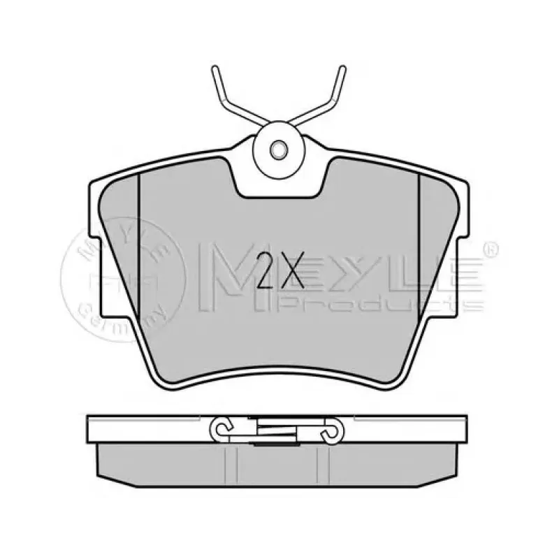 Колодки гальмівні (задні) VW T4 1.8-2.8 90-03 (з датчиком)