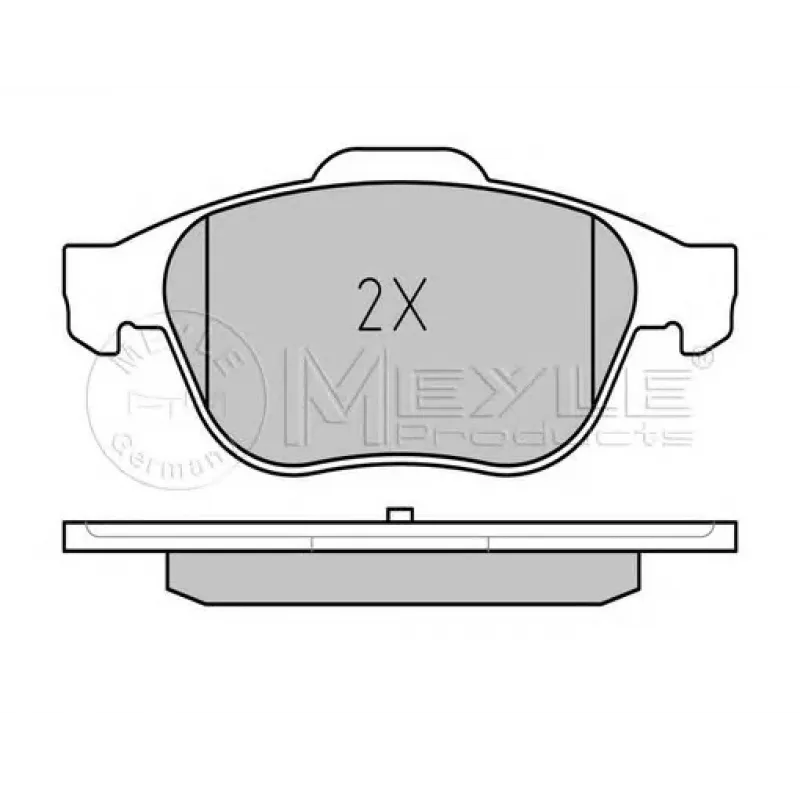 Колодки гальмівні (передні) Renault Laguna II 01-
