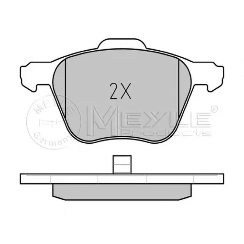 Колодки гальмівні (передні) Seat Alhambra/VW Sharan 1.8-1.9 TDI 95-10 (з датчиками) (161.6x19.4)