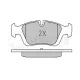 Колодки гальмівні (передні) BMW 3 (E46) 98-