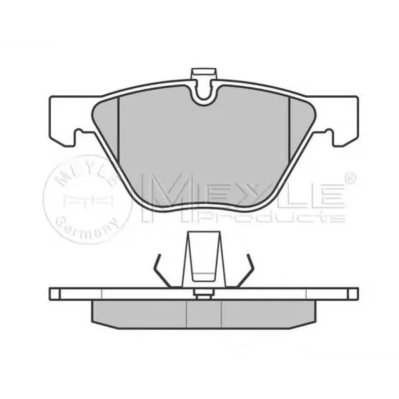 Колодки гальмівні (передні) BMW 3 (E90-E93) 05-