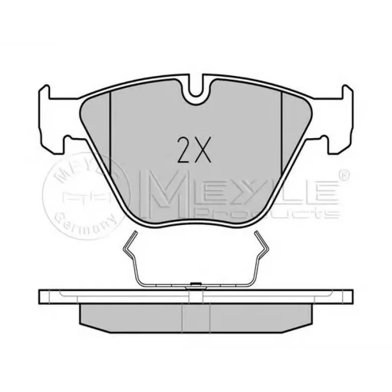 Колодки гальмівні (передні) BMW 3 (E90/E92/E93) 01-13 (Ate)