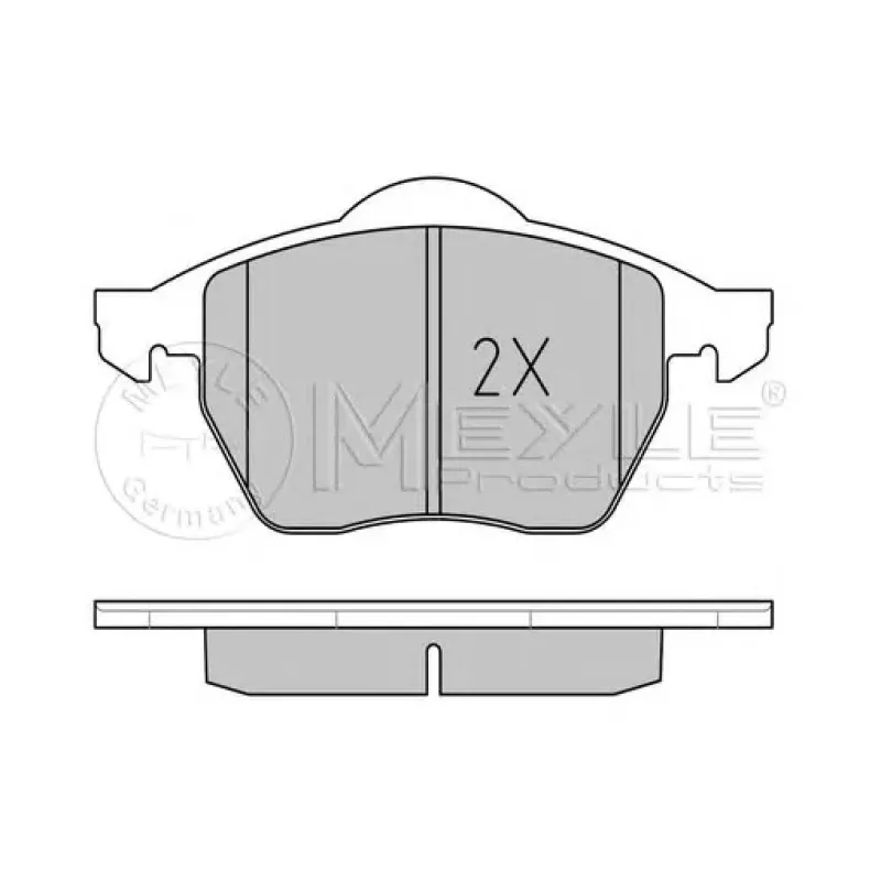 Колодки гальмівні (передні) Audi A3/VW Golf IV -03 (з датчиком)