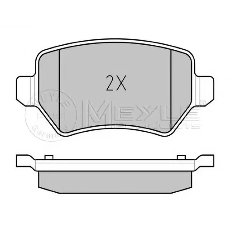Колодки гальмівні (задні) Opel Combo 01- (з датчиком)