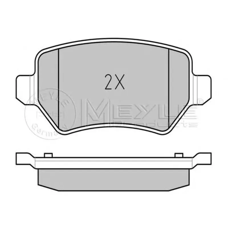Колодки гальмівні (задні) Opel Combo 01- (з датчиком)