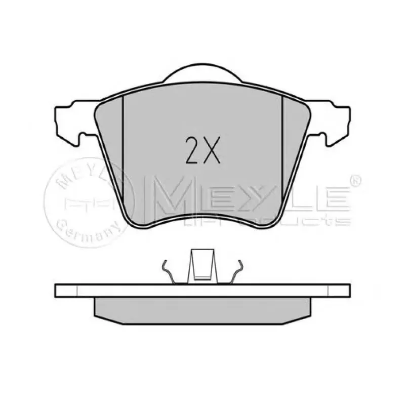 Колодки гальмівні (передні) Seat Alhambra/VW Sharan 1.8-1.9TDI 95-10 (Ate)