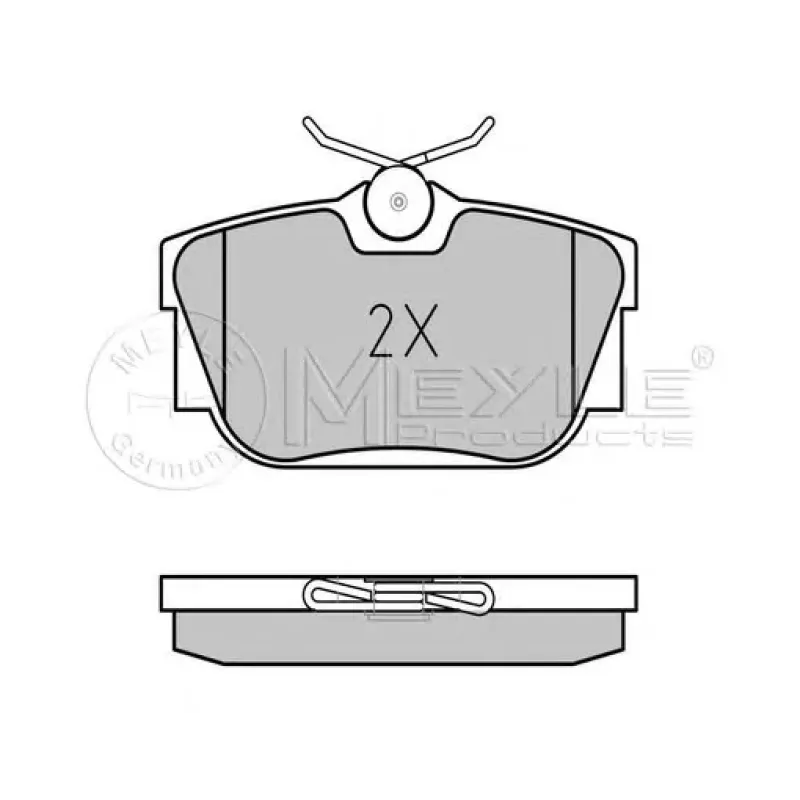 Колодки гальмівні (задні) VW T4 98-00- R16 (з датчиками)