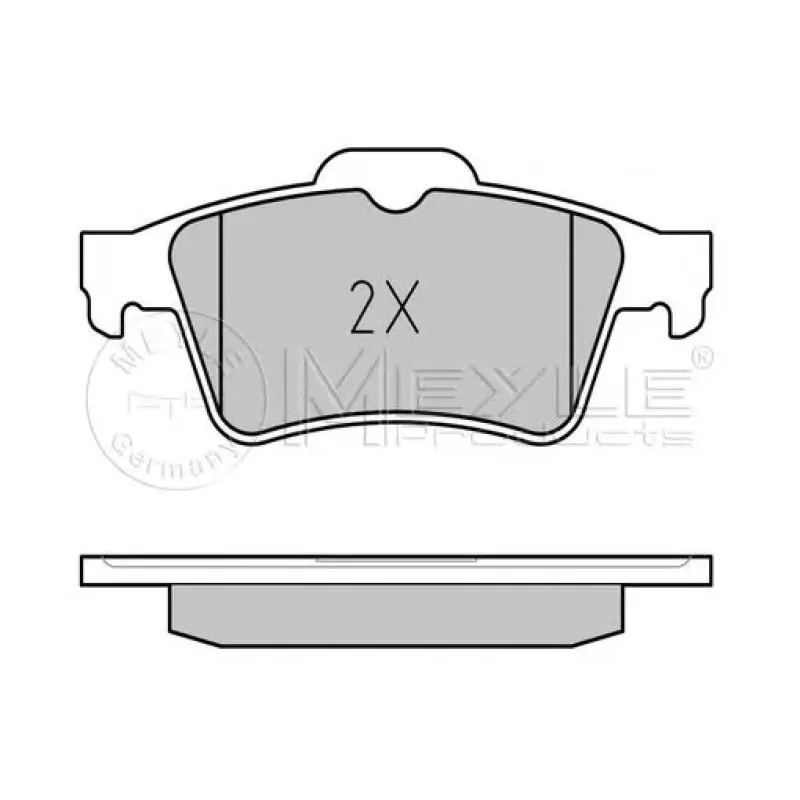 Колодки гальмівні (задні) Renault Laguna/Megane 01-