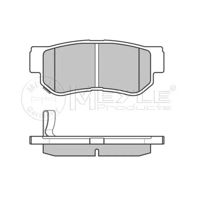 Колодки гальмівні (задні) Hyundai Tucson 2.0 CRDi 04-10