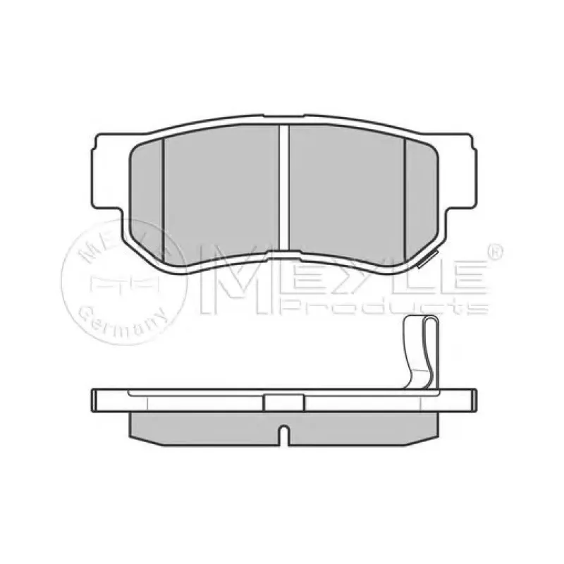 Колодки гальмівні (задні) Hyundai Tucson 2.0 CRDi 04-10