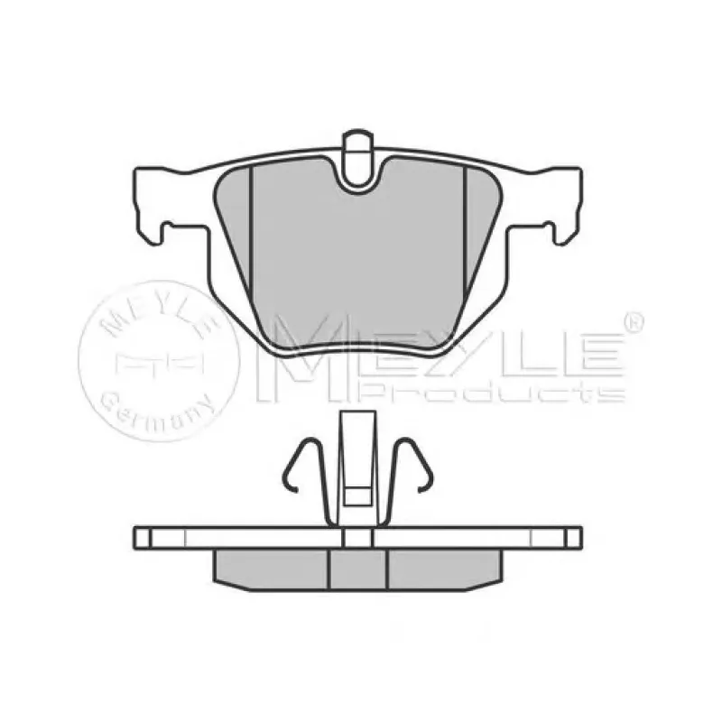 Колодки гальмівні (задні) BMW 3 (E90-E93) 05-