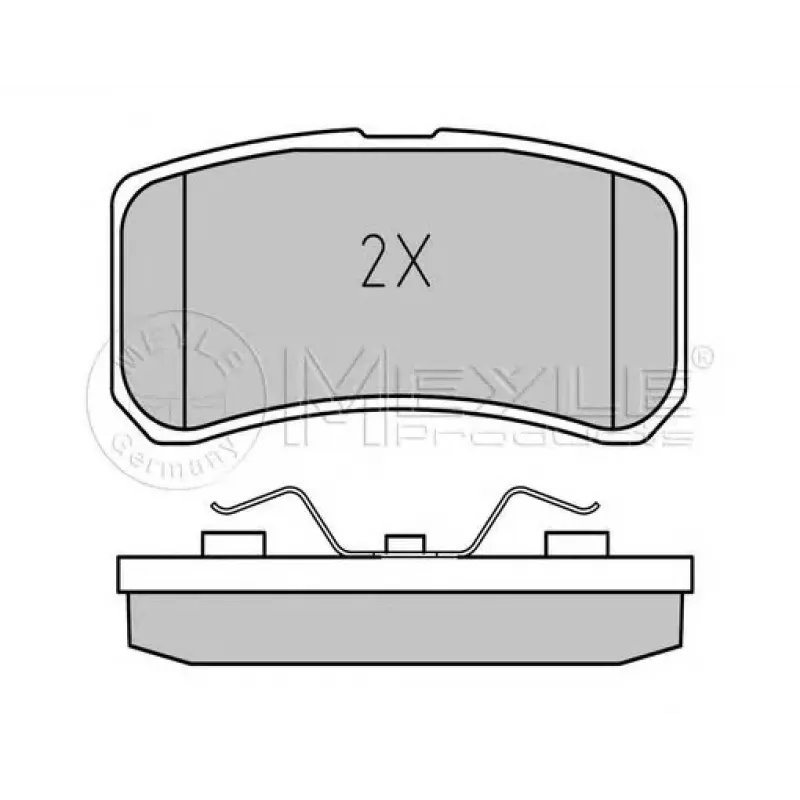 Колодки гальмівні (задні) Mitsubishi Outlander/Lancer/Pajero 00-