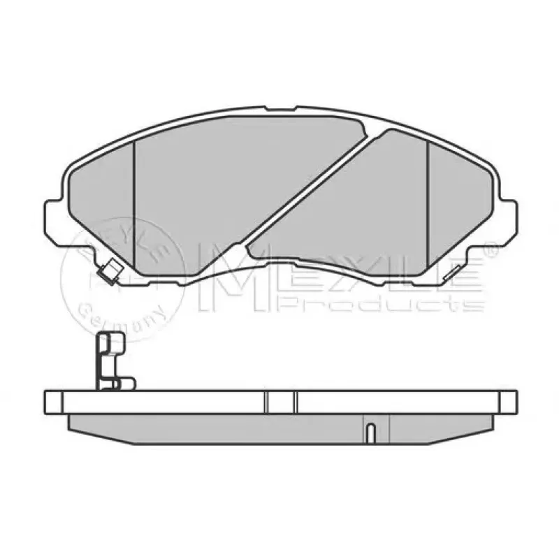 Колодки гальмівні (передні) Mitsubishi Lancer VII/VIII 03-/Jeep Compass/ Patriot 06-