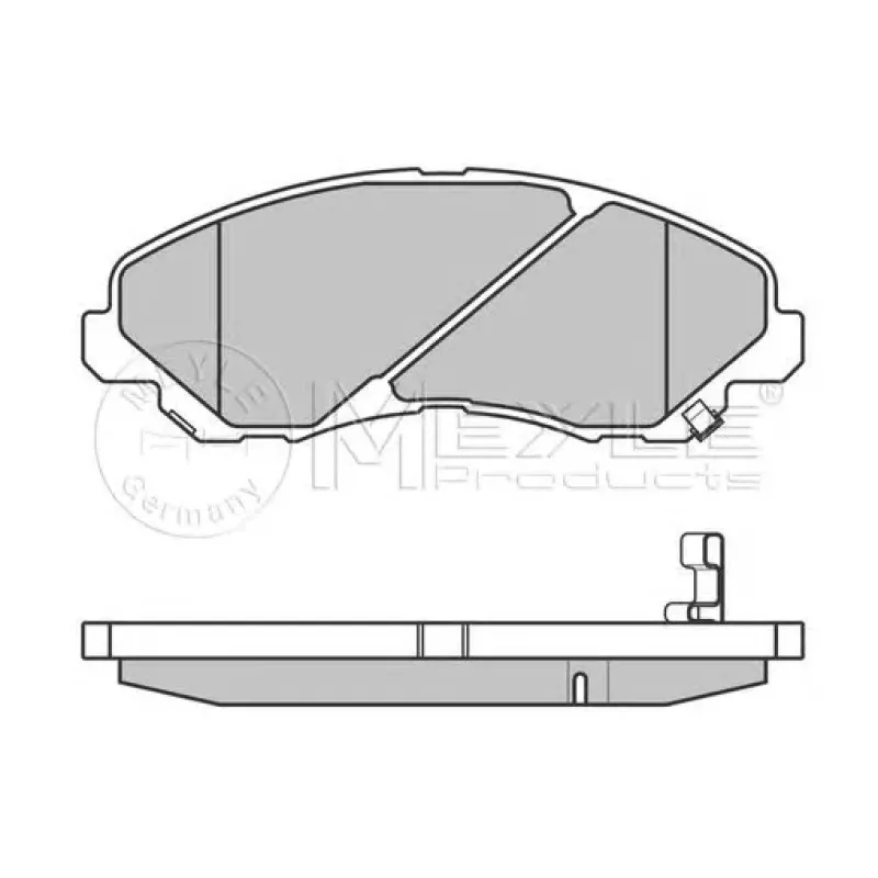 Колодки гальмівні (передні) Mitsubishi Lancer VII/VIII 03-/Jeep Compass/ Patriot 06-